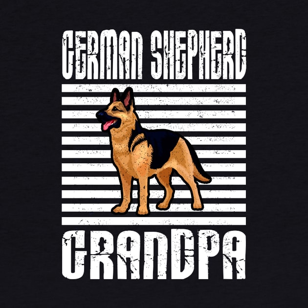 German Shepherd Grandpa Proud Dogs by aaltadel